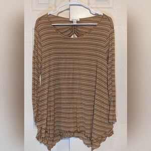 5/$25 John Paul Richard Stripped Shirt